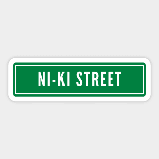 Ni-ki Street Sign ENHYPEN Sticker